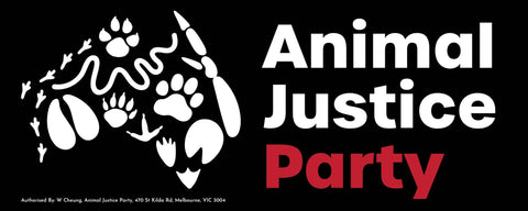 Bumper Sticker: AJP Logo on Black