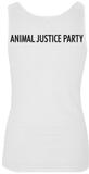 Women's Fitted Tank in White (L)