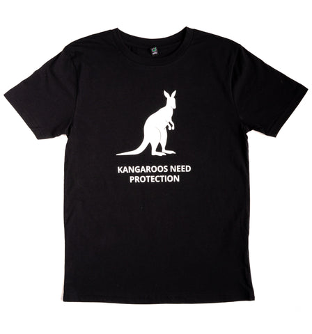 T-Shirt – Supporter Shop Kangaroos Animal Party Unisex Justice -