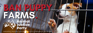 Ban Puppy Farms Bumper Sticker