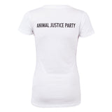 Women's White Fitted T-Shirt