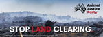 Stop Land Clearing Bumper Sticker